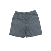 Vintage Lee Jeans Shorts Women's Size 16 M Light Wash Denim Casual Summer